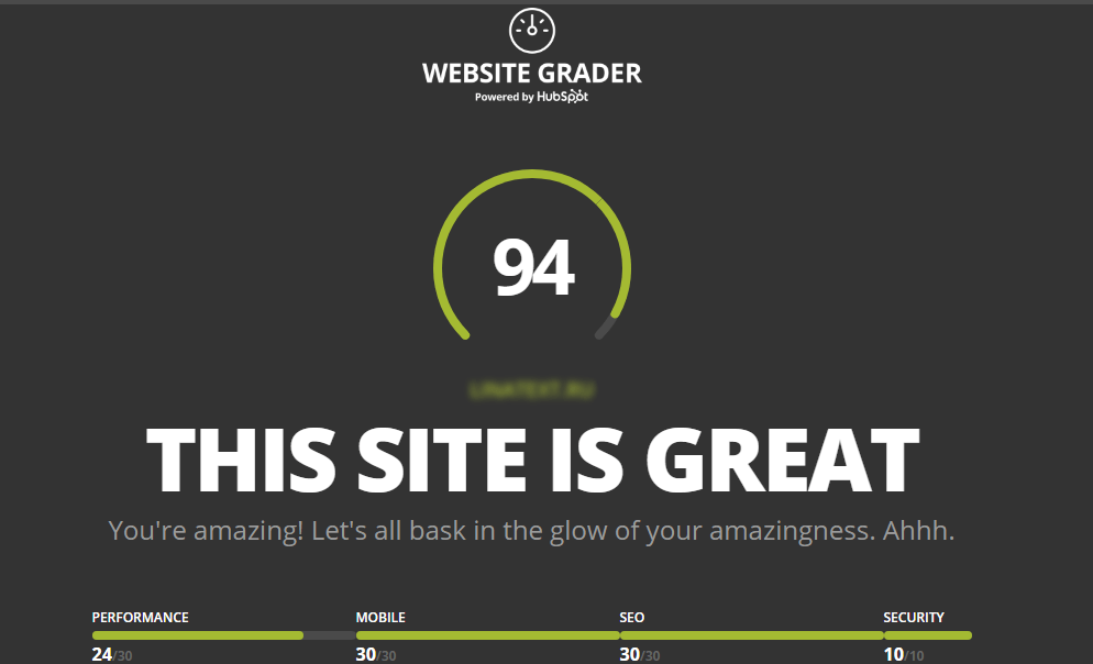 Website grader